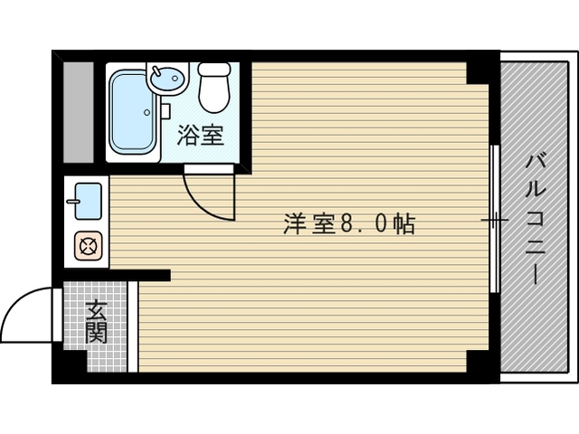 ワンルームのお部屋です