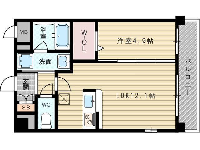 1LDKです