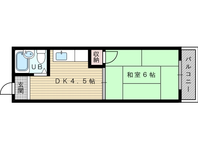 2階の間取り図
