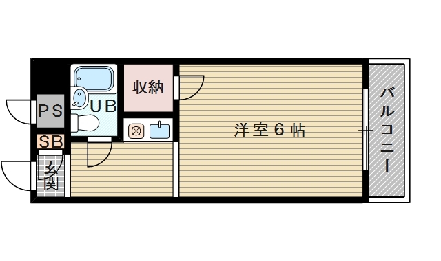 ワンルームのお部屋です