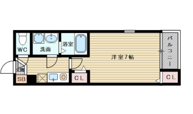 反転した図面になります