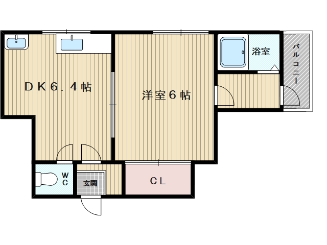 4階の間取り図