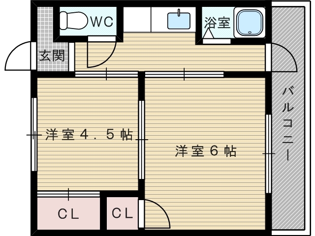 ２Ｋのお部屋です