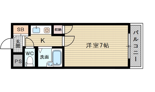 1階の間取り図