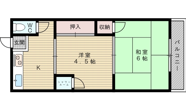 ２Ｋのお部屋です