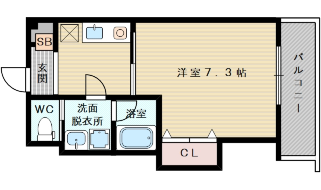 2階の間取り図