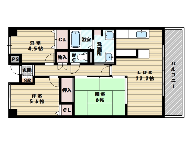 間取り図です
