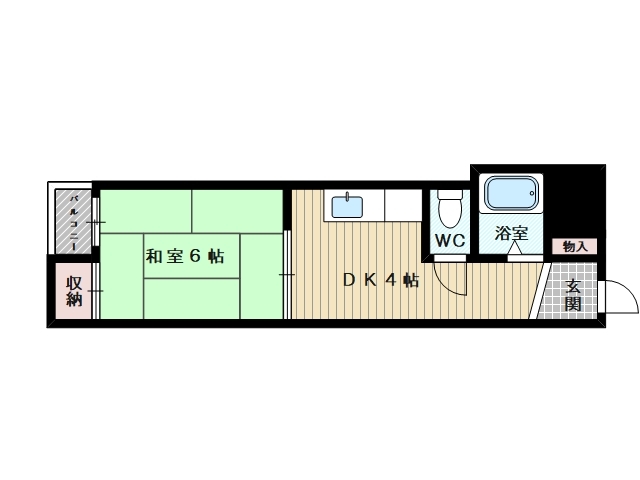 御部屋の間取り図です。