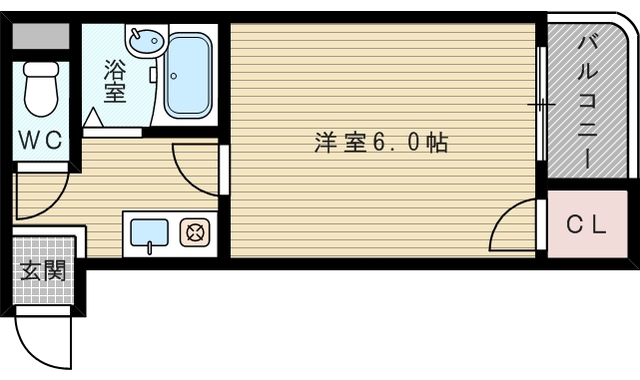 １Ｋのお部屋です
