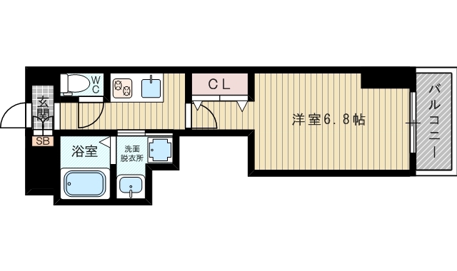 2階の間取り図