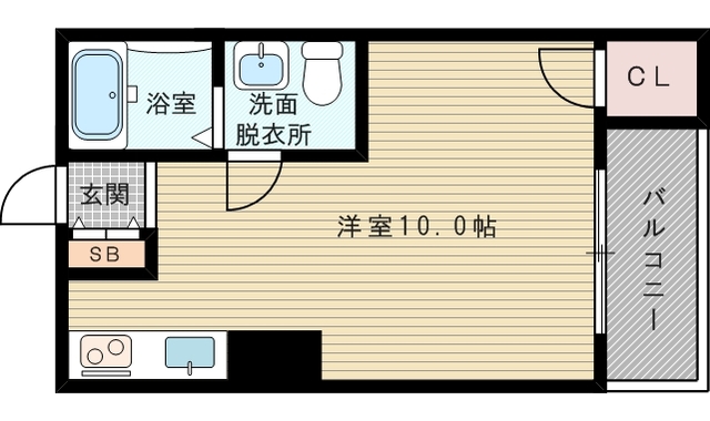 ワンルームのお部屋です
