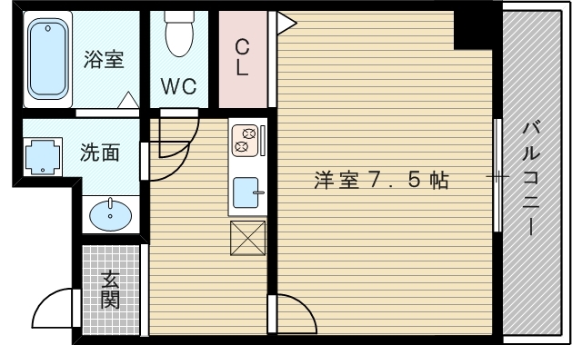 2階の間取り図