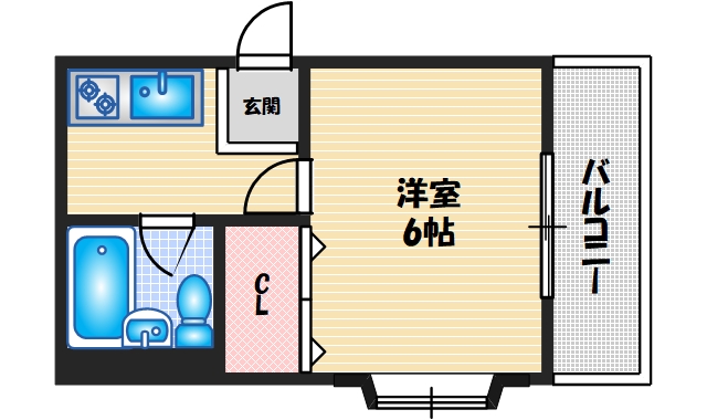 2階の間取り図