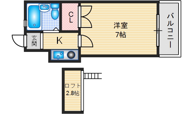 1階の間取り図