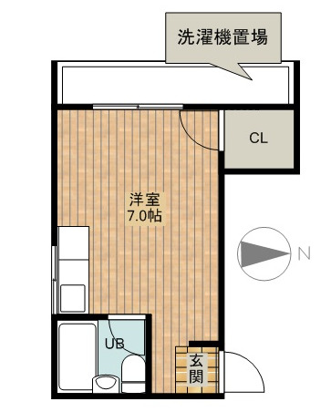 2階の間取り図
