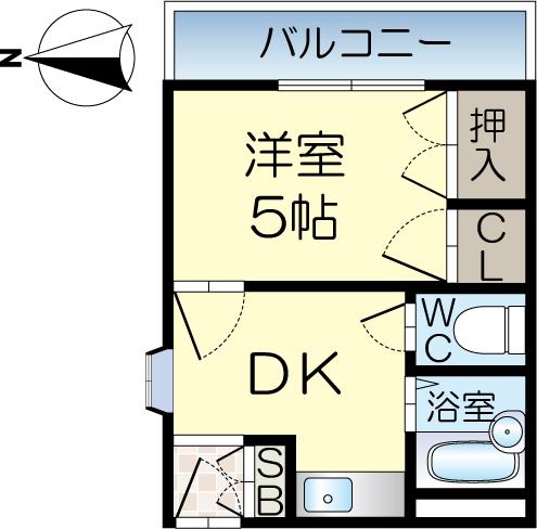 3階の間取り図