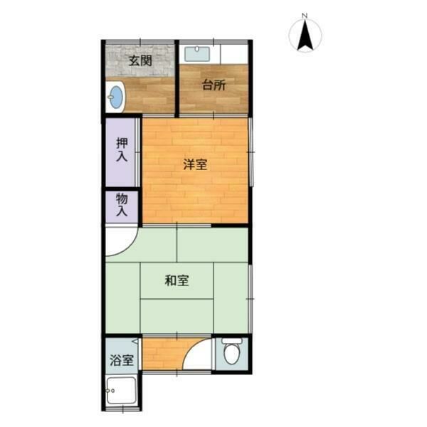 1階の間取り図
