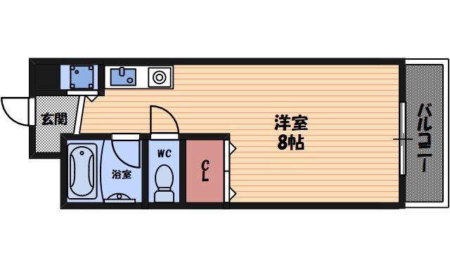 4階の間取り図