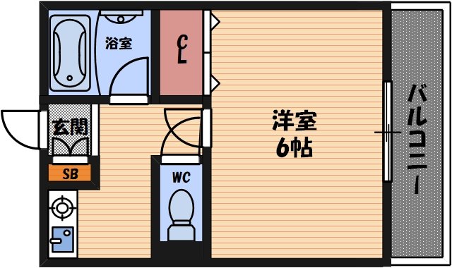 2階の間取り図