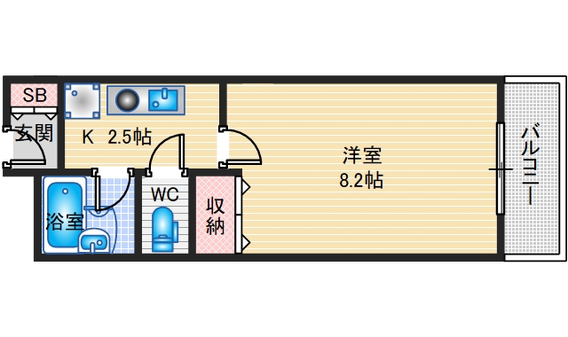 3階の間取り図