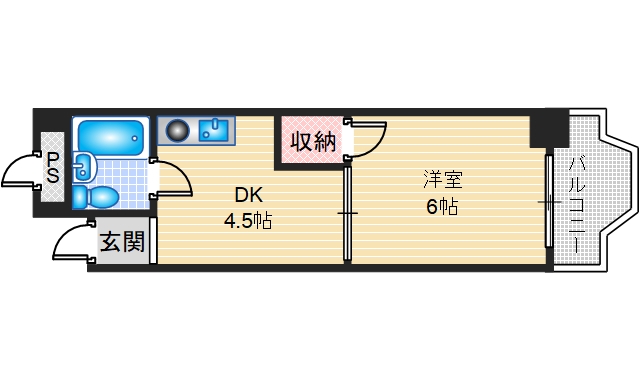 1階の間取り図
