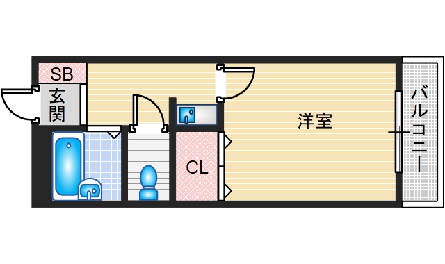 1階の間取り図
