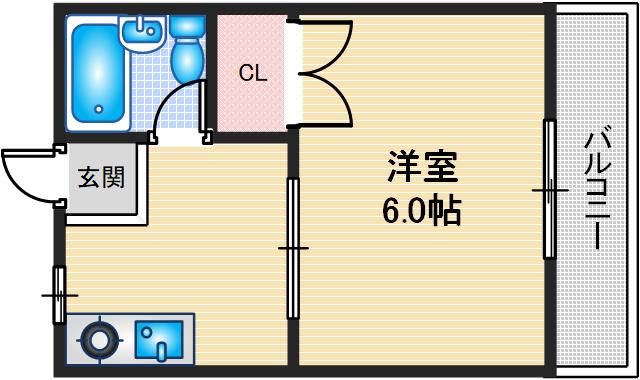 1階の間取り図