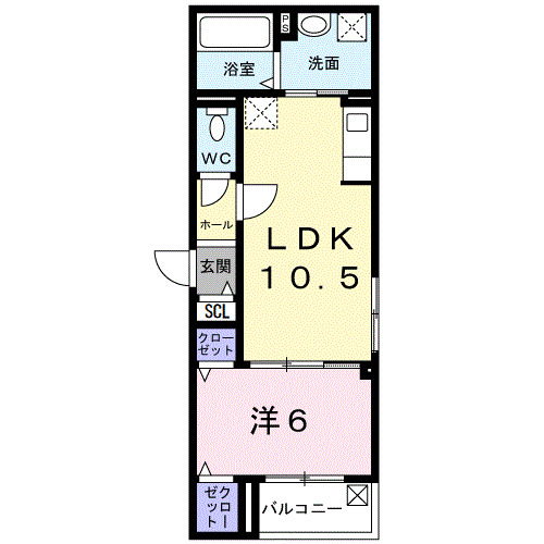 2階の間取り図