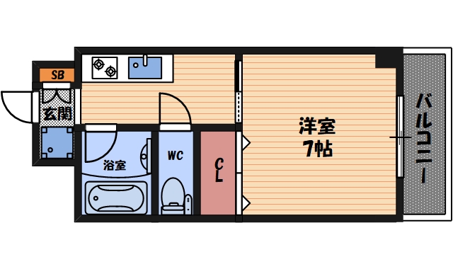 2階の間取り図