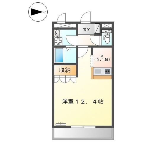 1階の間取り図