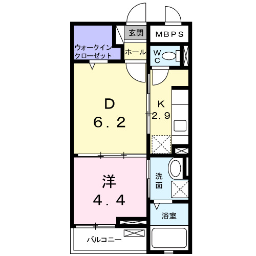 1階の間取り図