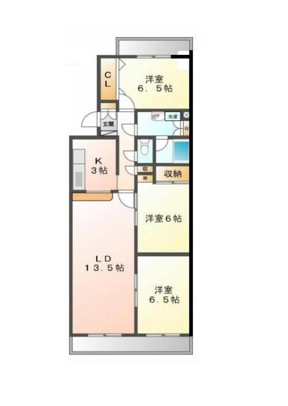 2階の間取り図