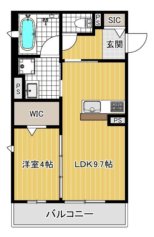 2階の間取り図