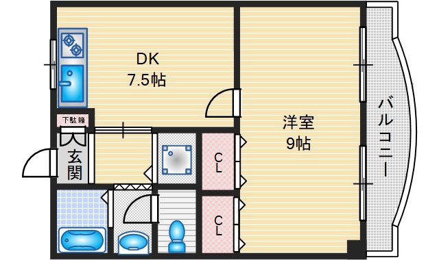 3階の間取り図