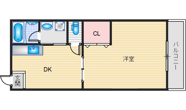 4階の間取り図