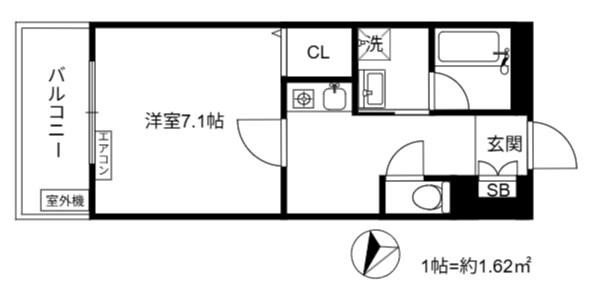 1階の間取り図
