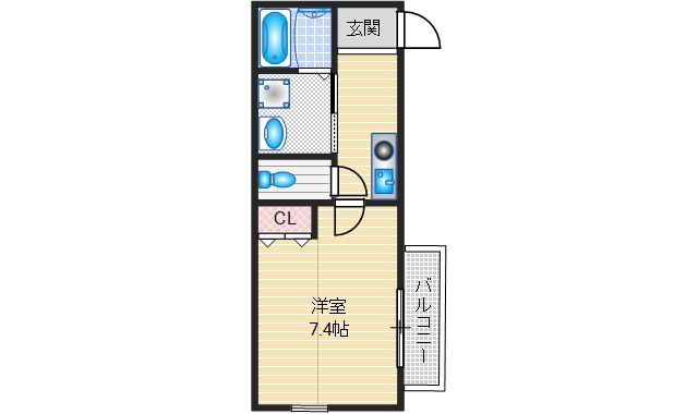 1階の間取り図