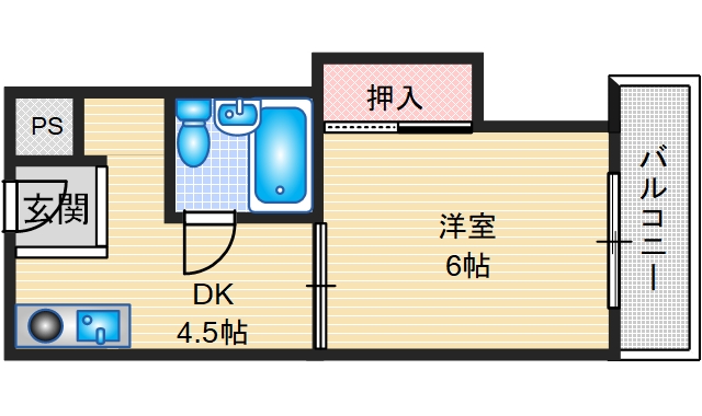 2階の間取り図