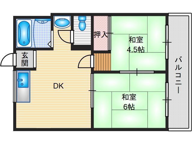 3階の間取り図