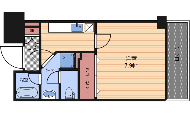 7階の間取り図