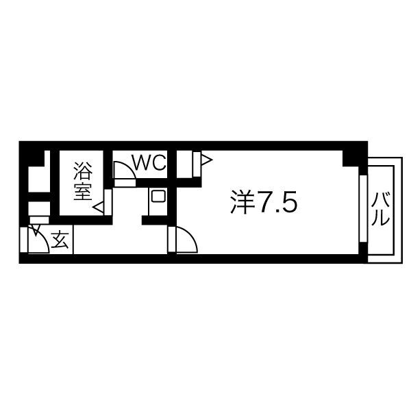 1階の間取り図