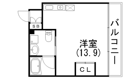 4階の間取り図