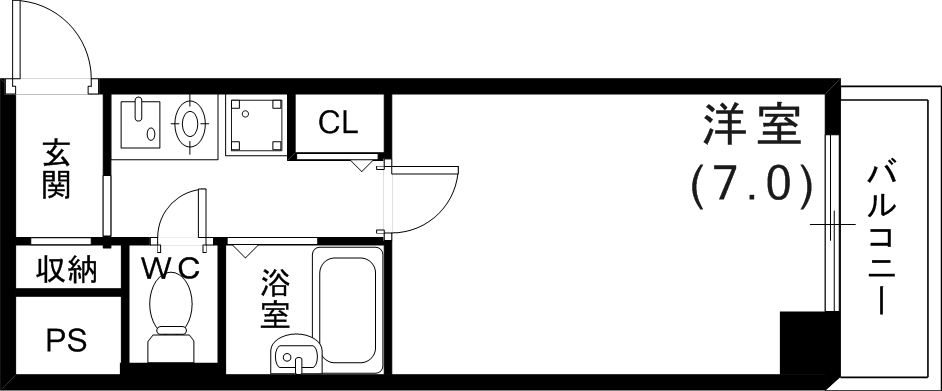 4階の間取り図