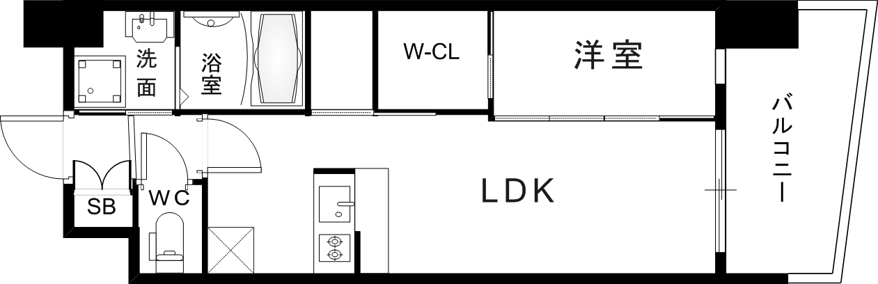 5階の間取り図