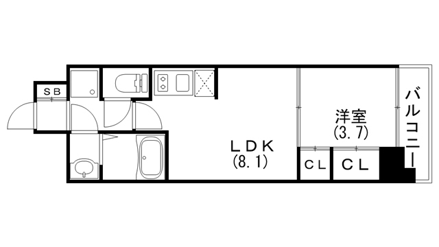 11階の間取り図