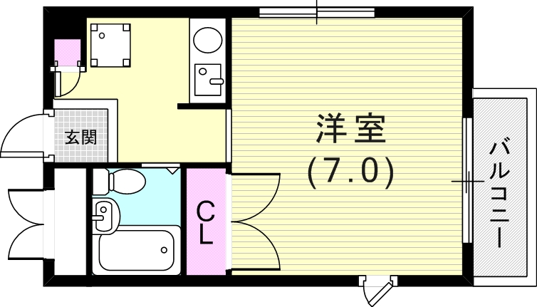 4階の間取り図