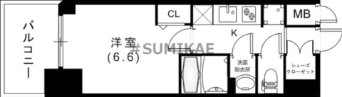 9階の間取り図