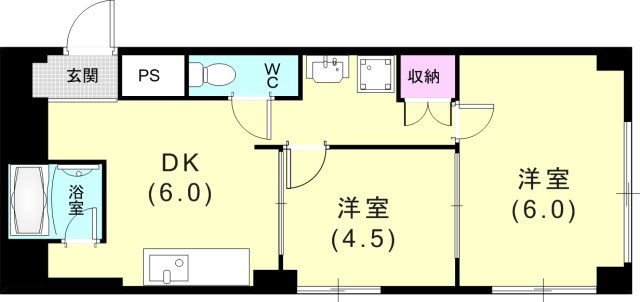 4階の間取り図