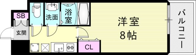 2階の間取り図