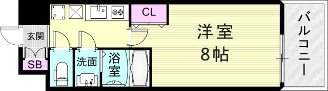 2階の間取り図